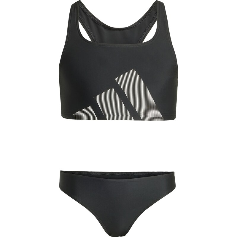 ADIDAS PERFORMANCE Sportovní plavky černá / bílá