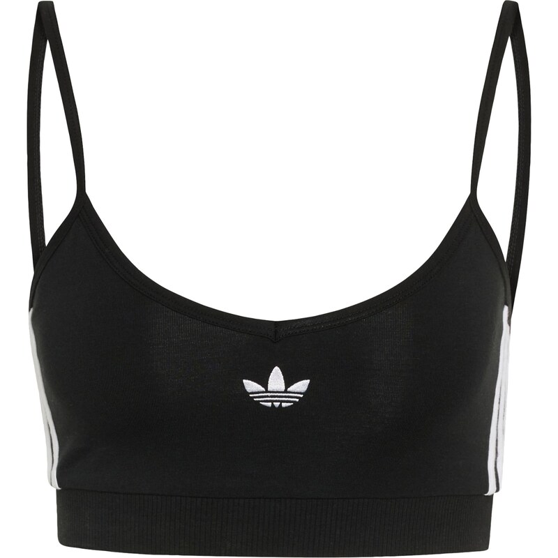 ADIDAS ORIGINALS Top 3 STRIPES černá / bílá