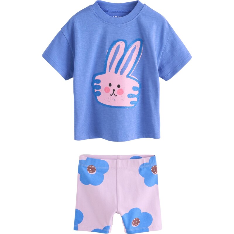 Next Sada modrá / pink / růžová / černá