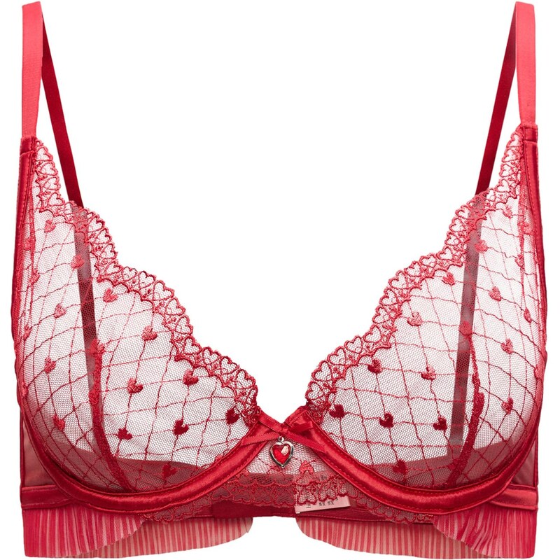 Hunkemöller Podprsenka Cordelie krvavě červená