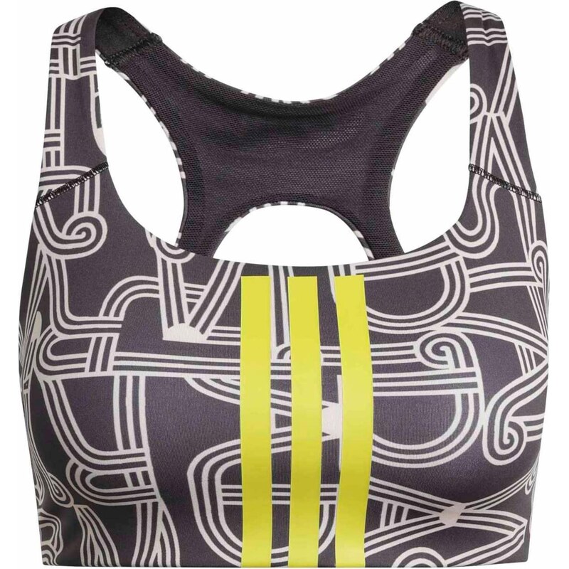 ADIDAS PERFORMANCE Sportovní podprsenka FARM žlutá / černá /
