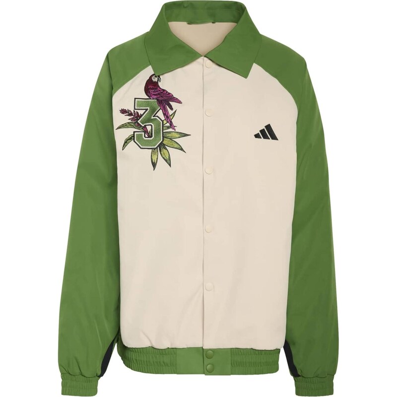ADIDAS SPORTSWEAR Sportovní mikina režná / zelená / magenta /