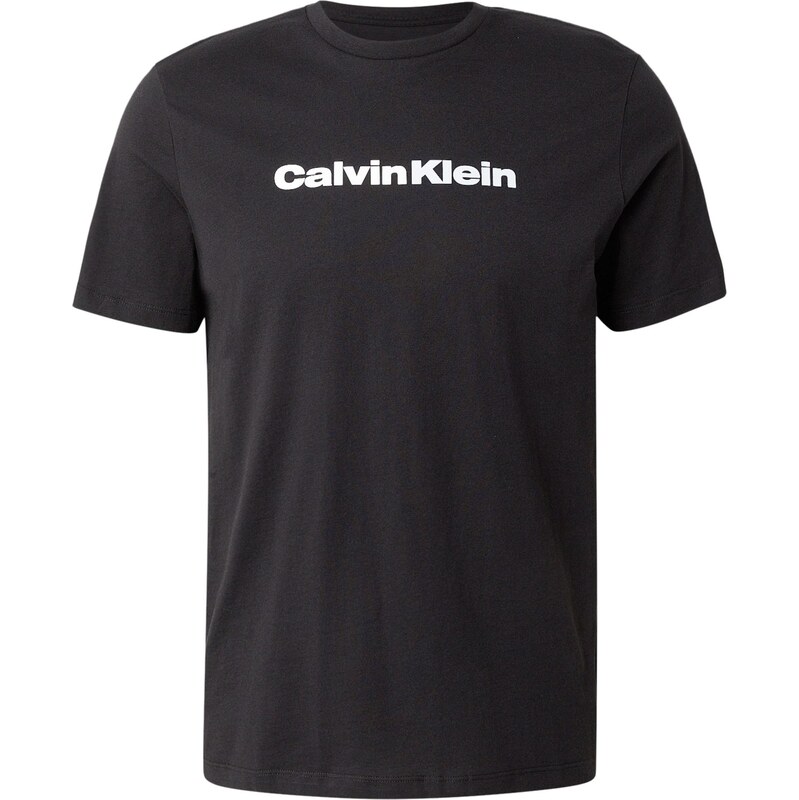 Calvin Klein Jeans Tričko černá / bílá