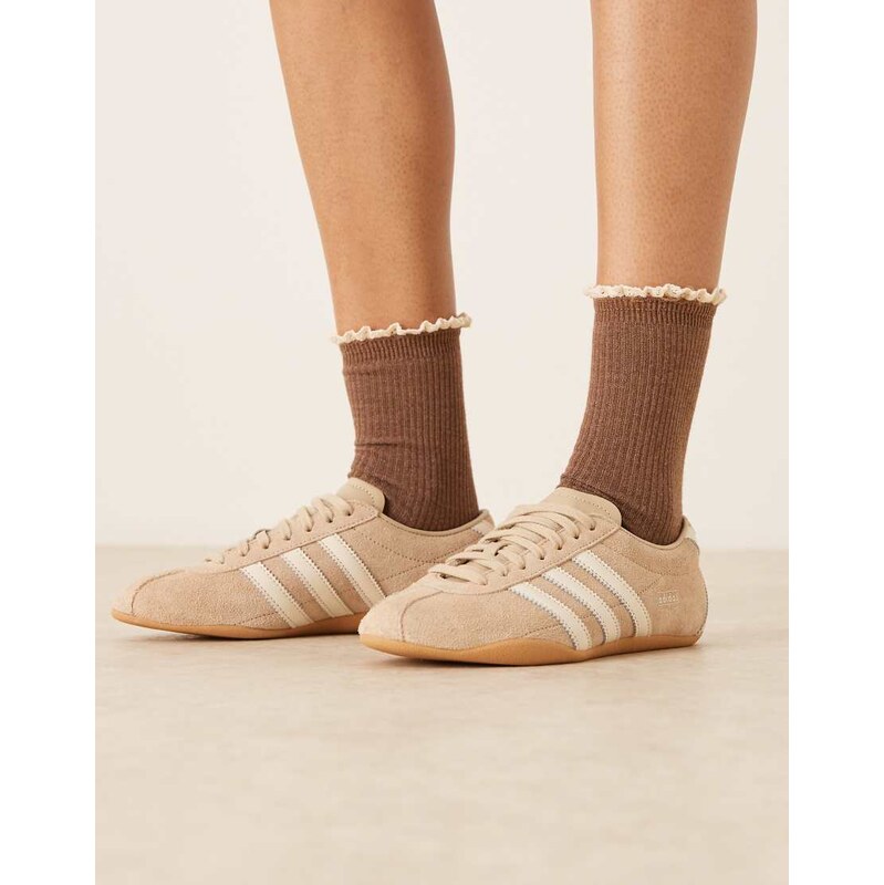 adidas Originals Tokyo trainers in beige and white