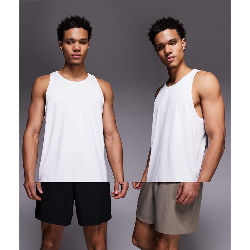 4505 Icon 5 inch quick dry training shorts with zip pockets 2 pack in 112554977