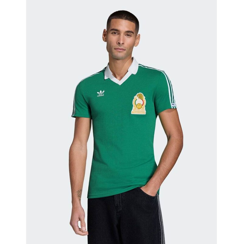 adidas performance Mexico home jersey 1986 in green