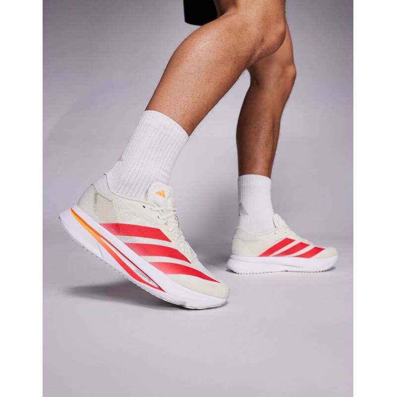 adidas performance adidas Running Adizero SL2 trainers in white