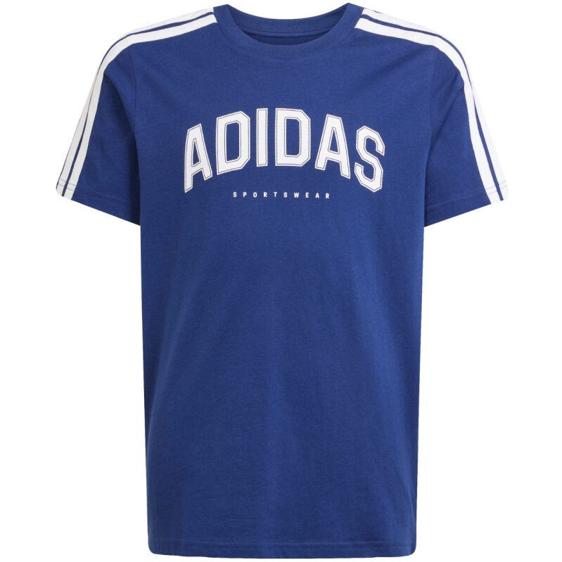 Dětské tričko adidas Codes Collegiate Graphic námořnická modrá
