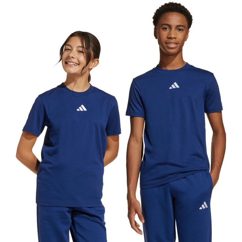 Dětské tričko adidas Essentials Tee 160 námořnická modrá JY0613