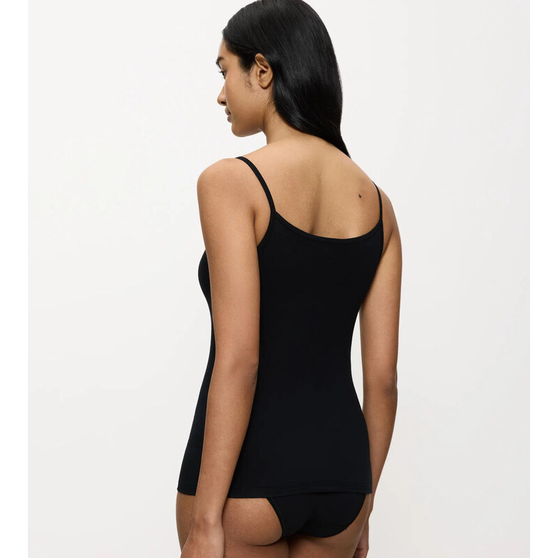Feel Of Cotton Spaghetti Top - BLACK - TRIUMPH BLACK - TRIUMPH 113508933