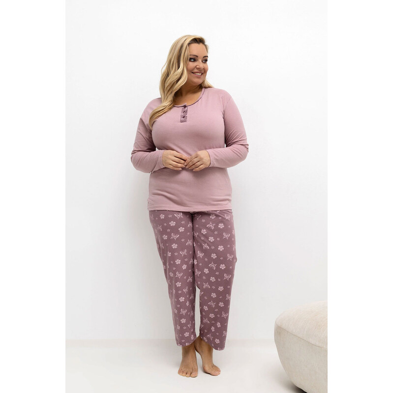 Pohodlná pyžama pro plnoštíhlé model 221186 Forever Pink