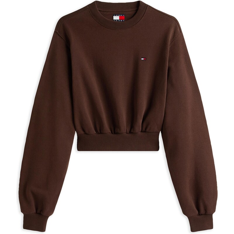 Tommy Jeans Mikina hnědá