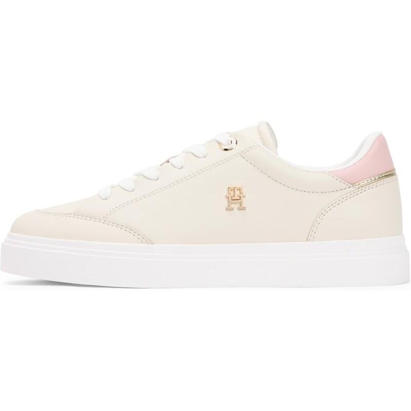 TOMMY HILFIGER Tenisky Chic světle béžová / růžová