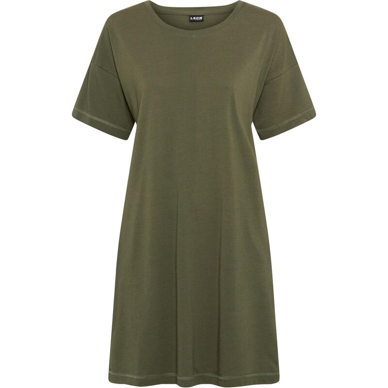 LSCN by LASCANA Noční košilka tělová / khaki / černá