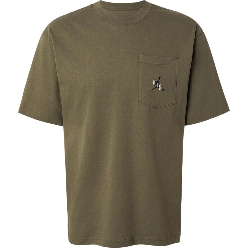 Jordan Tričko khaki / černá / bílá
