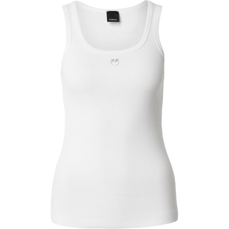PINKO Top CALCOLATORE bílá
