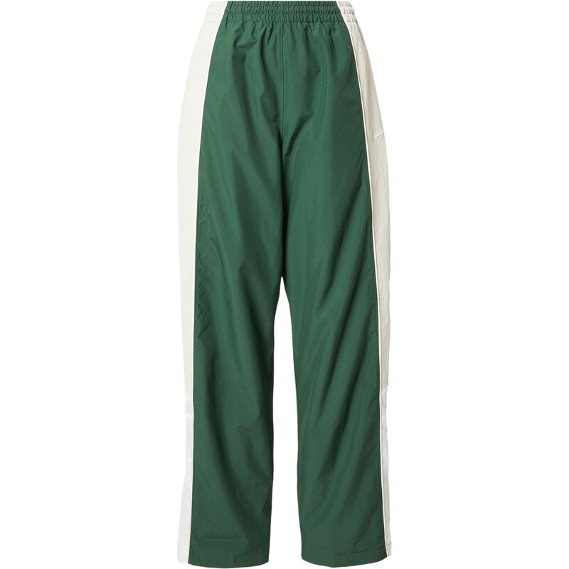 Nike Sportswear Kalhoty tmavě zelená / bílá
