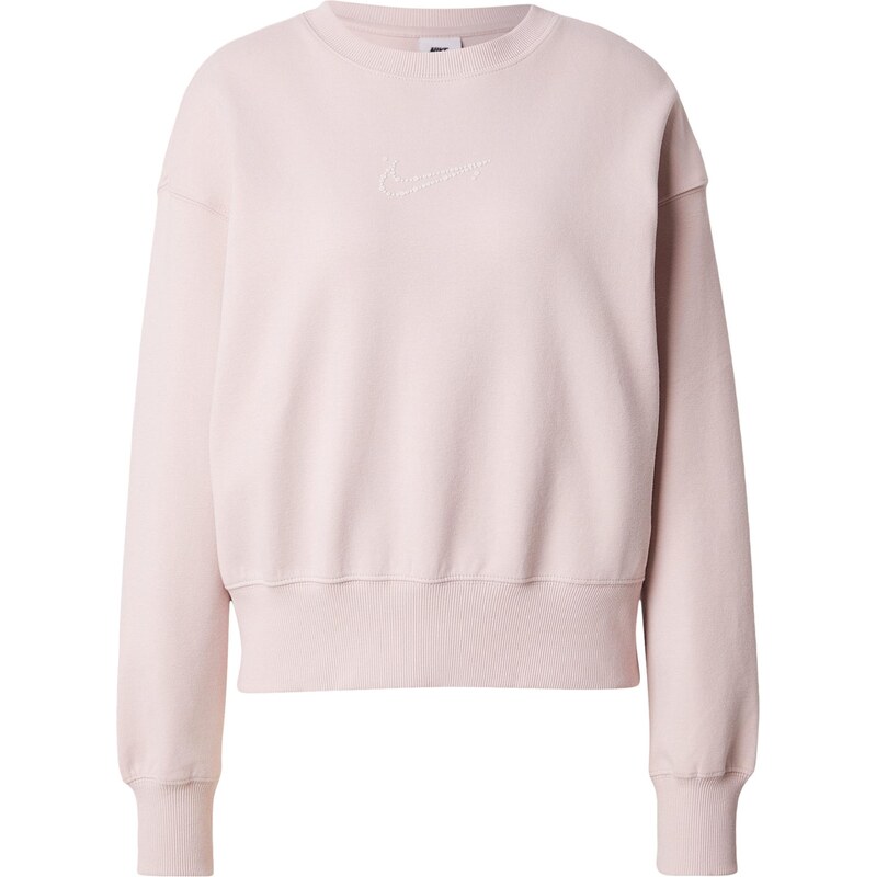 Nike Sportswear Mikina 'PHOENIX FLEECE' starorůžová / barva bílé vlny