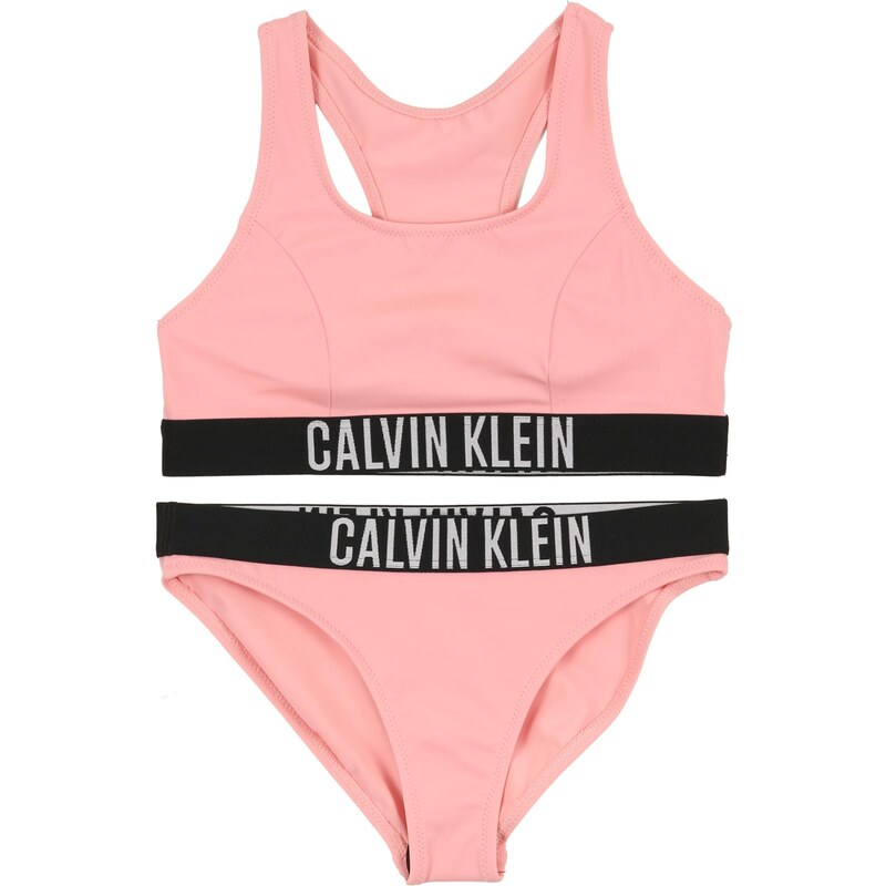 Calvin Klein Swimwear Bikiny starorůžová / černá / offwhite