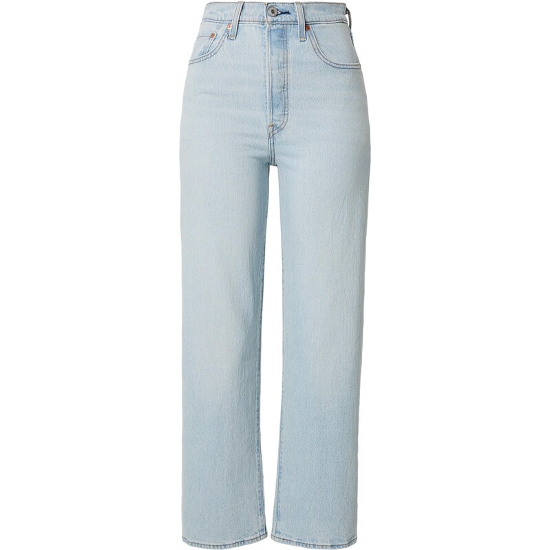 LEVIS  Džíny RIBCAGE STRAIGHT světlemodrá