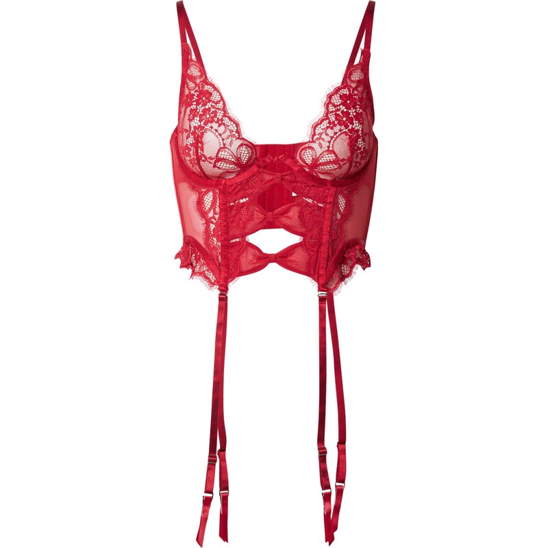Hunkemöller Korzet Marianna jasně červená 112567498