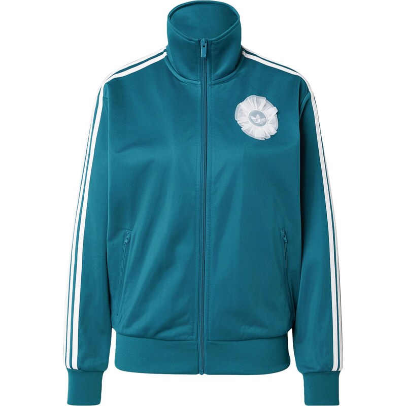 ADIDAS ORIGINALS Mikina petrolejová / bílá 112567488