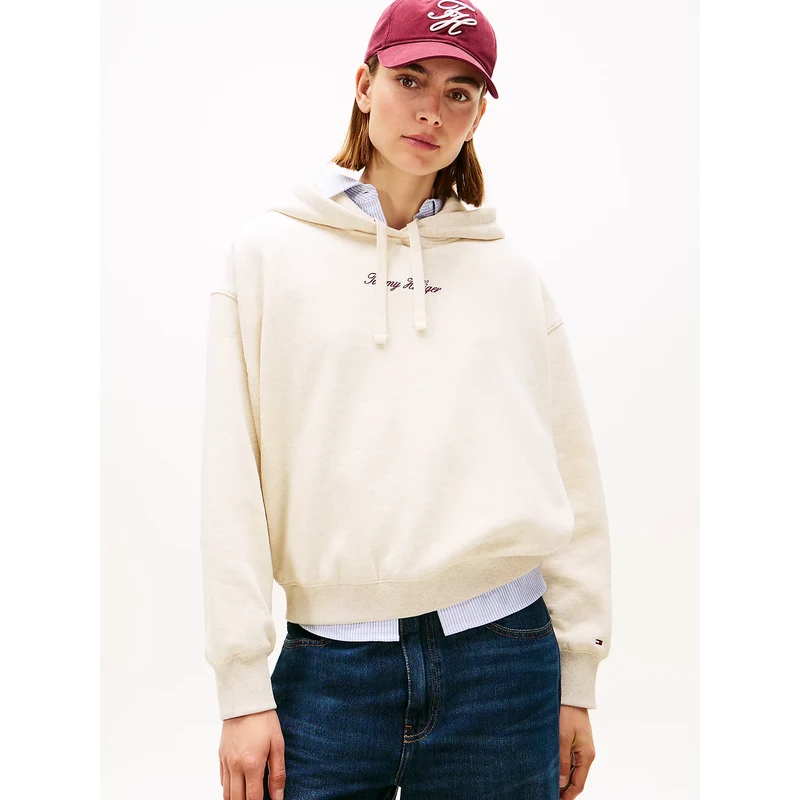 Tommy Hilfiger dámská béžová mikina