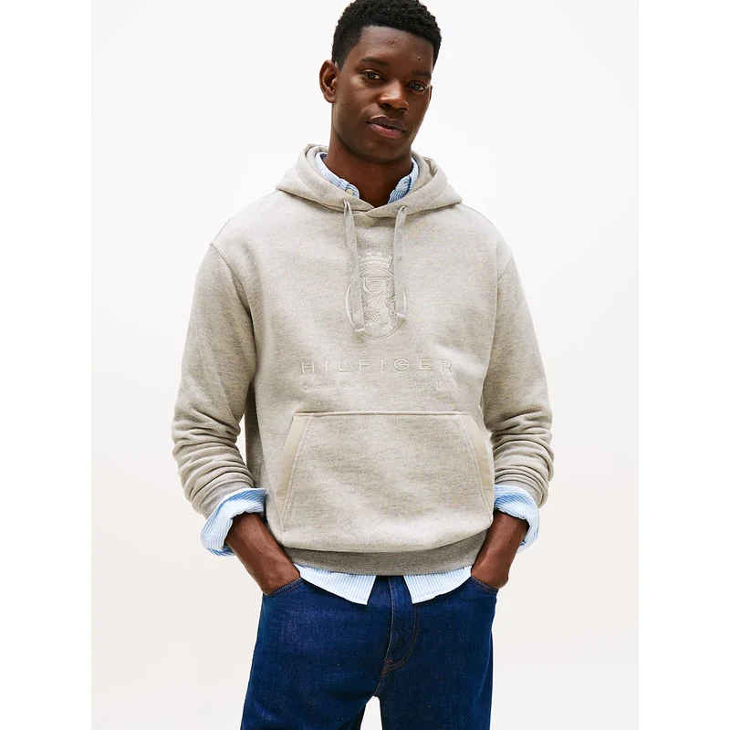 Tommy Hilfiger pánská šedá mikina