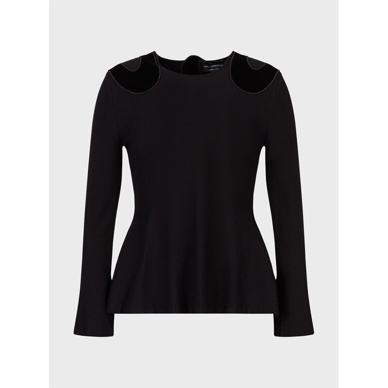 Mikina Emporio Armani Black 6310042