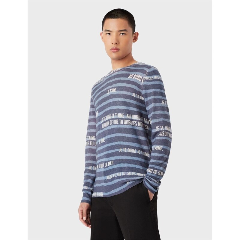 Mikina Emporio Armani Navy 2752339