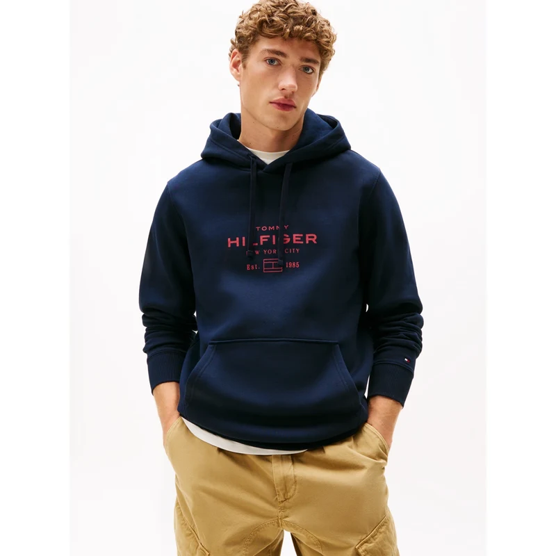 Tommy Hilfiger pánská tmavě modrá mikina