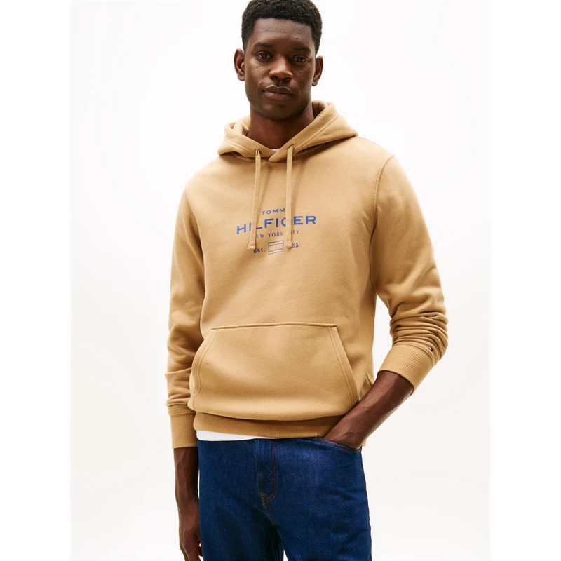 Tommy Hilfiger pánská béžová mikina