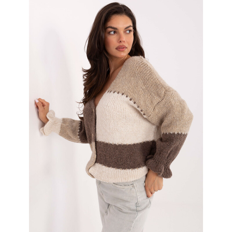 Dámský svetr MI SW s ecru model 21893578 - FPrice