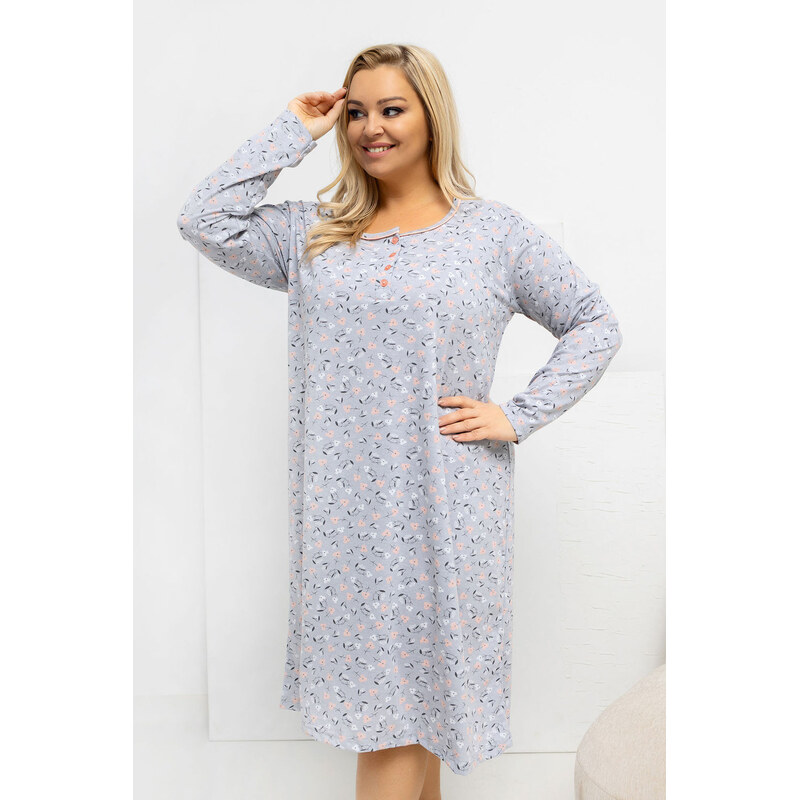 Noční košile Plus Size model 223307 Forever Pink