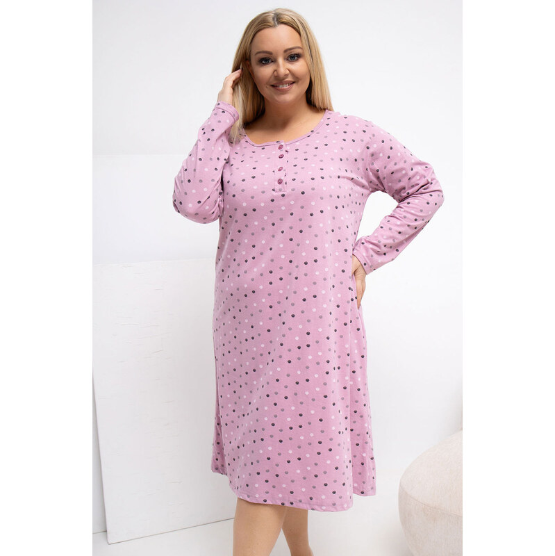 Noční košile Plus Size model 223303 Forever Pink 113509555