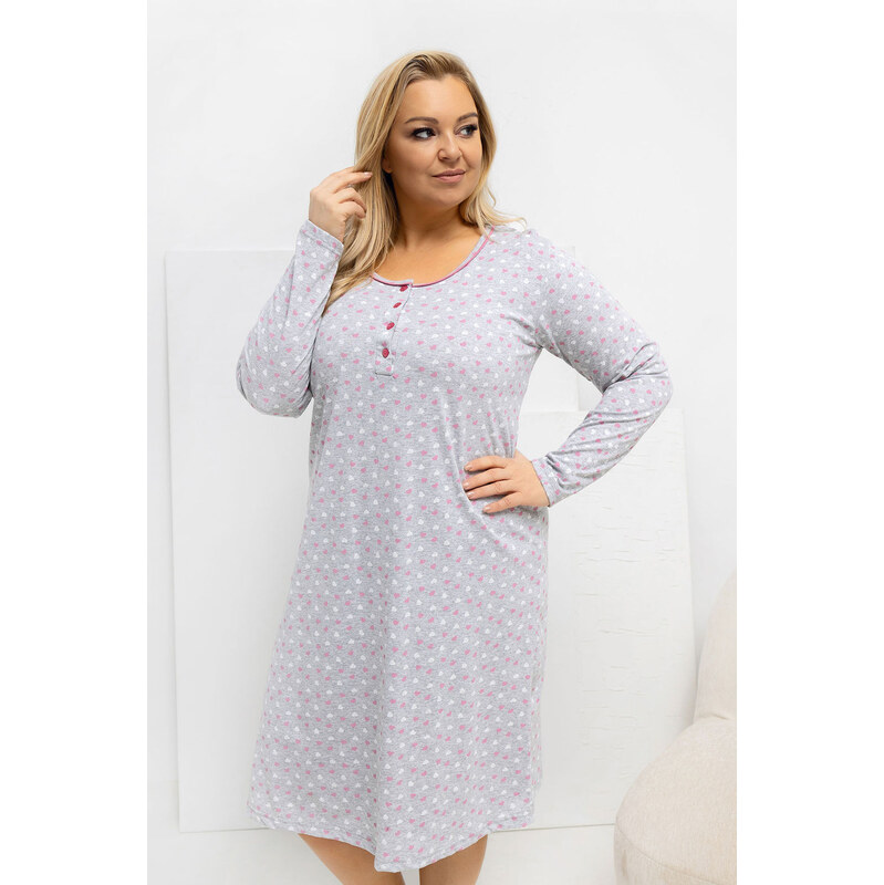 Noční košile Plus Size model 223309 Forever Pink