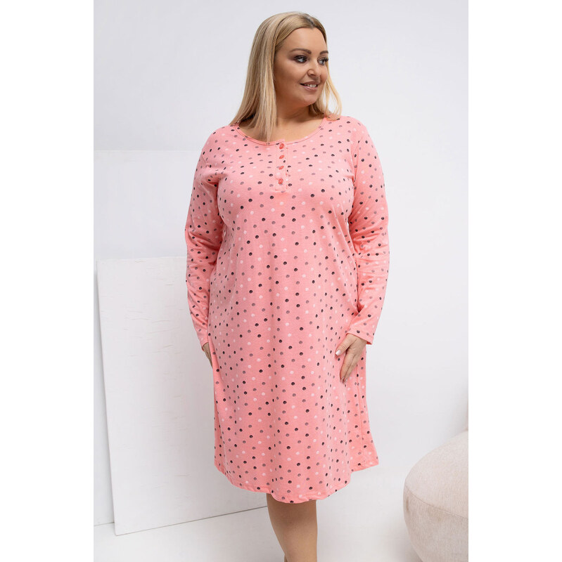 Noční košile Plus Size model 223301 Forever Pink