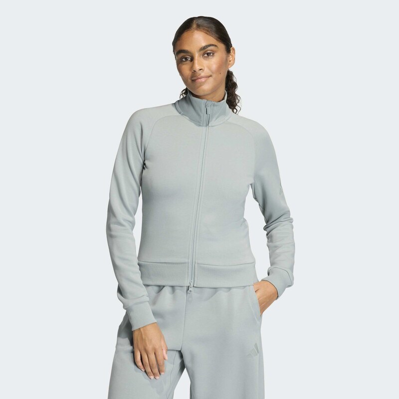 adidas Performance adidas Soft LUX Slim TRACK TOP Green 112578946