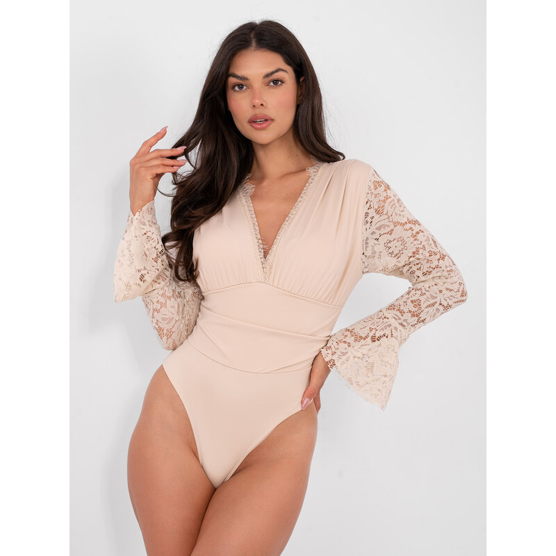 Italy Moda Body s krajkovými rukávy