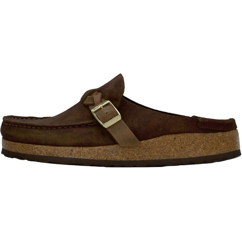 BIRKENSTOCK Pantofle hnědá