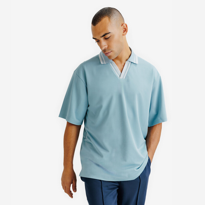 DECATHLON Pánské polo tričko oversize Heritage
