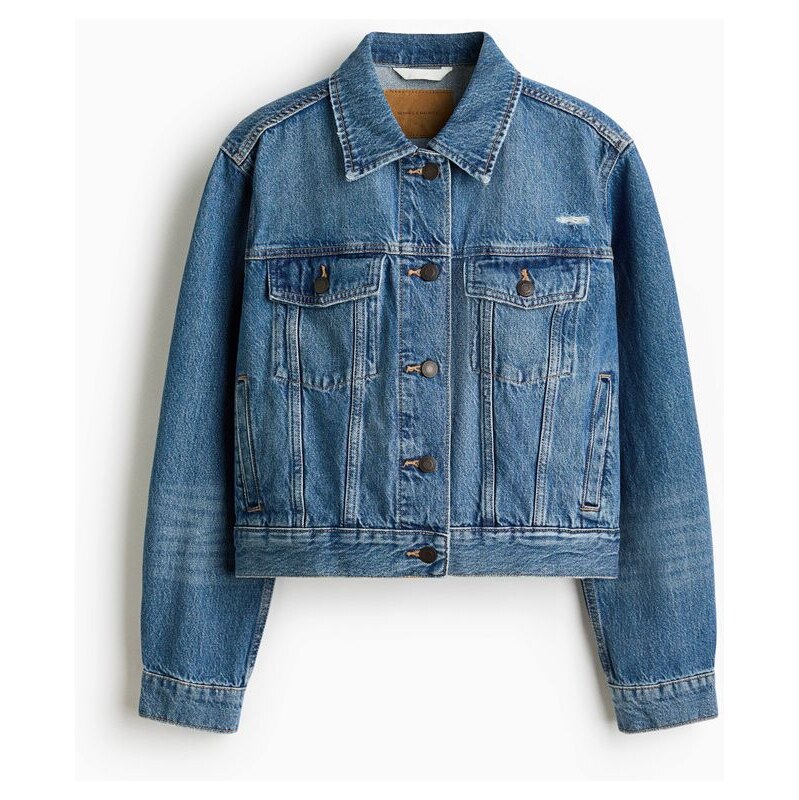 H&M - Džínová bunda - modrá 112585033