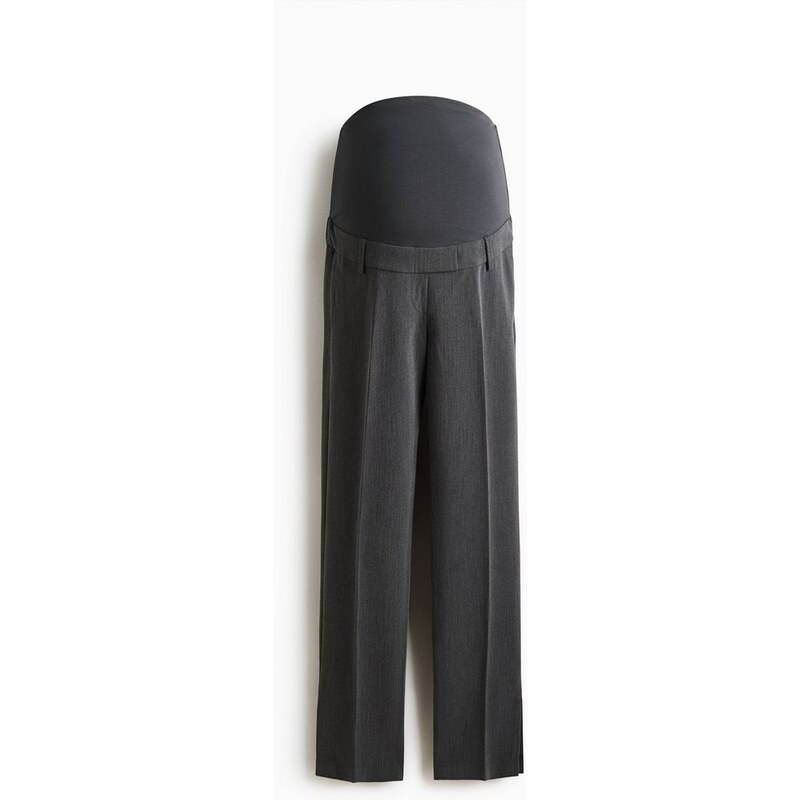 H&M - MAMA Kalhotys rozparky - Tmavě Šedá