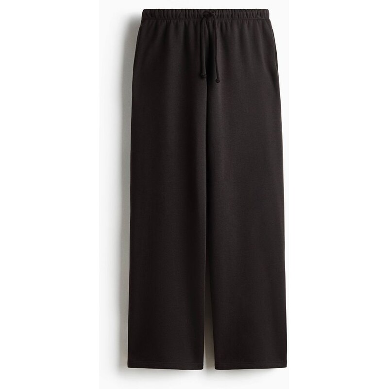 H&M - Široké kalhoty jogger - Tmavě Šedá