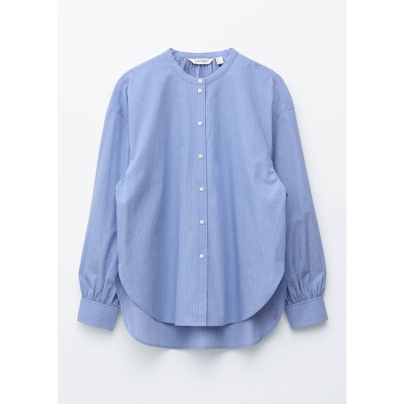 H&M - Nadměrná bavlněná košile - modrá 112585102