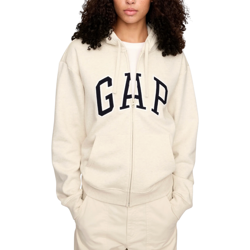 MMikina s kapucí GAP Heritage Logo Fullzip dámské