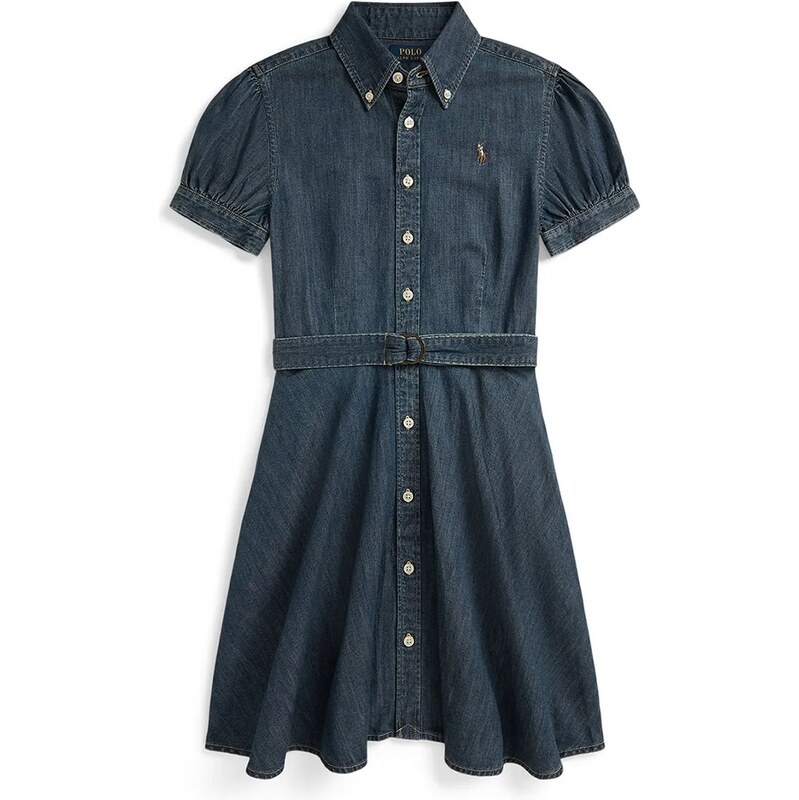 Polo Ralph Lauren Dětské bavlněné šaty Polo Ralph Lauren