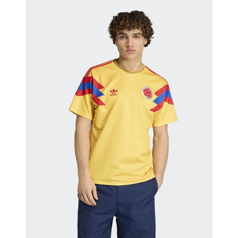 adidas performance Colombia away jersey 1990 in bold gold