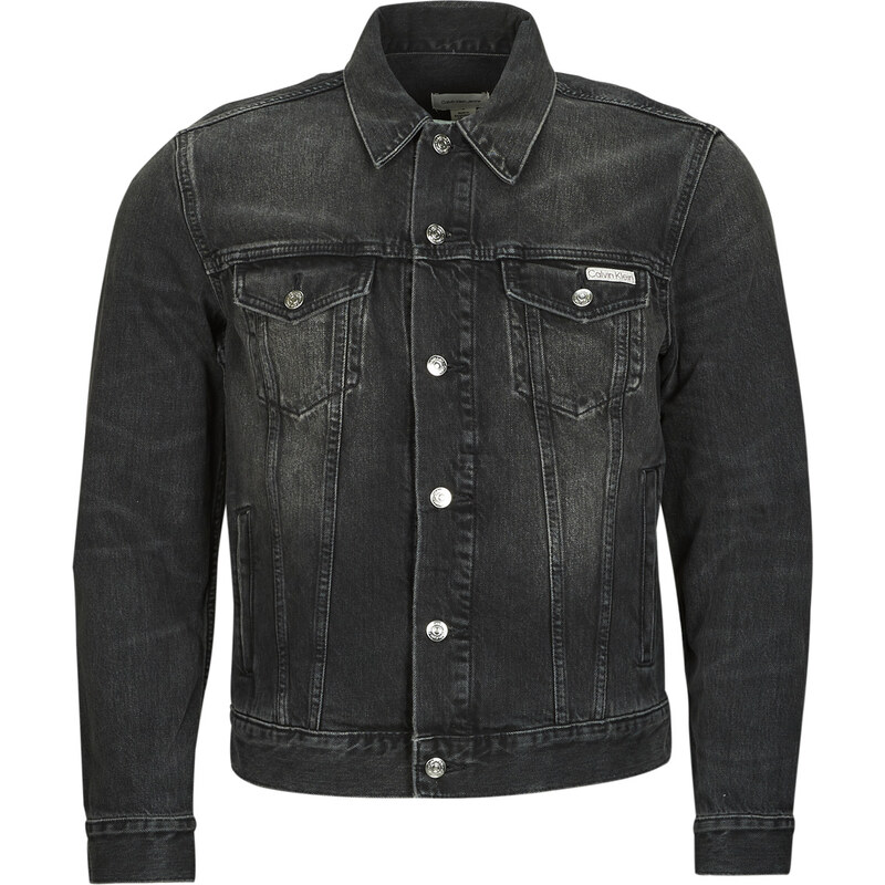 Calvin Klein Jeans Riflové bundy KLEIN BLACK CLASSIC TRUCKER