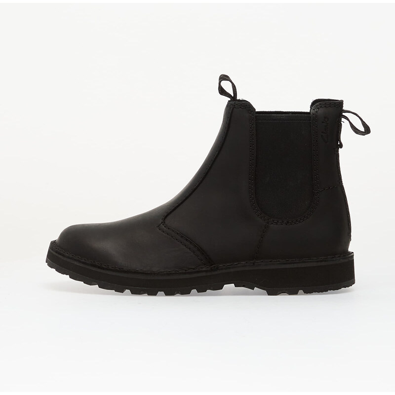 Clarks Solsbury Easy Black Leather